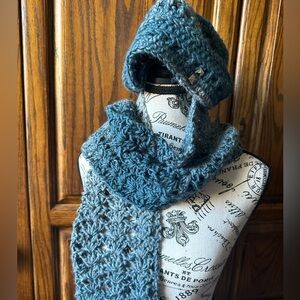 Hat and scarf set - wool blend